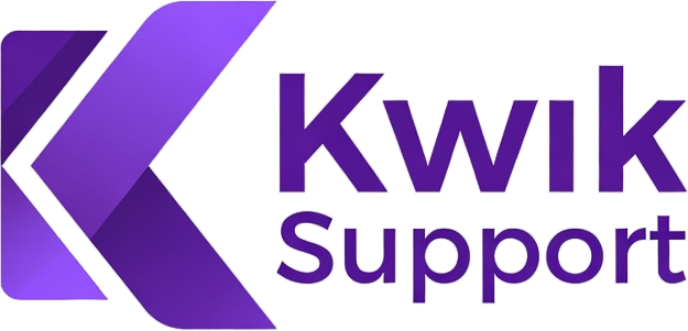 Kwik Support logo Kwik Support logo